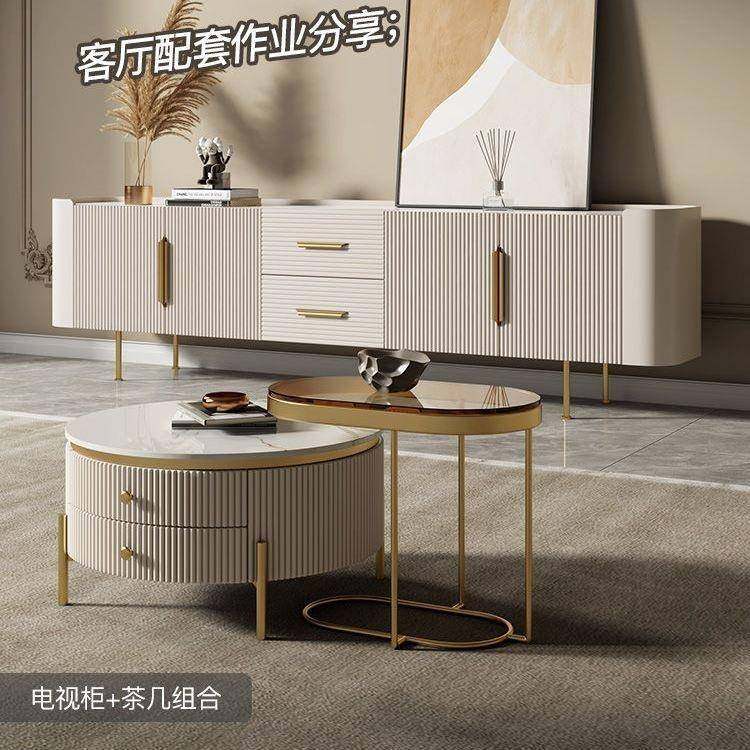 现代用简DJN岩板茶电视柜组合客厅家大小圆形约意式几极简轻奢小,电子元器件市场,其它元器件,淘宝优惠券,粉丝福利购,淘宝优惠卷