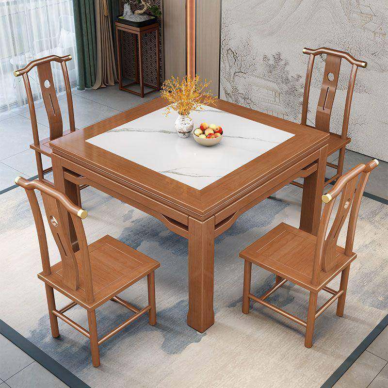 中式餐桌实木岩板餐八字桌客厅0225新款仿古新农村方桌正方形家用,商业/办公家具,餐桌椅系列,淘宝优惠券,粉丝福利购,淘宝优惠卷