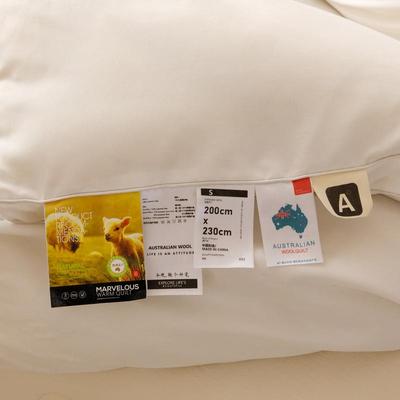 澳洲羊迪乐妮毛被羊口毛子冬被棉被加芯厚保暖冬季进羊绒驼绒被被