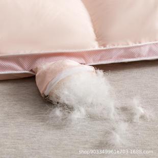 180支wtm686绒被子全厚棉5软糯静音水晶之恋9%匈牙利白鹅绒加羽冬