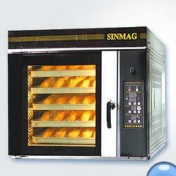 SINMAG_新麦_4盘电热风炉_SM-704E_热风烤箱_烘焙房设备