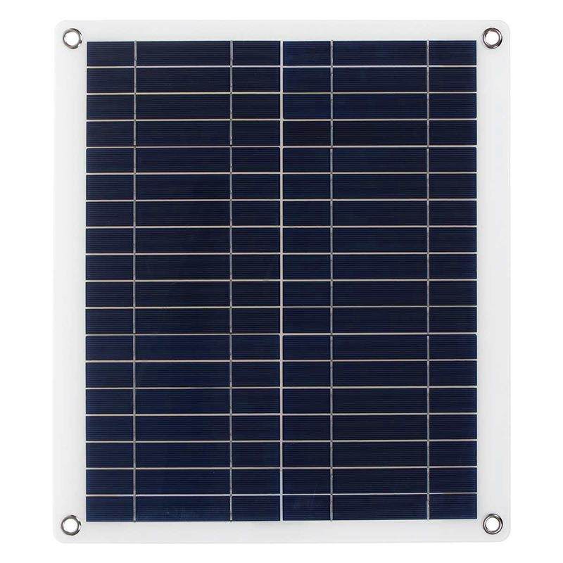 25W多晶太阳能光伏板25W18V便携式多晶硅光伏电池板接线盒