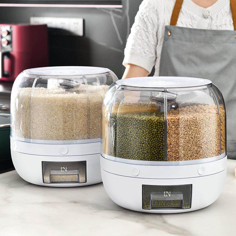 旋转五谷杂粮收纳盒分格米桶防潮防虫防蛀大米储物罐家用按压米桶,工业油品/胶粘/化学/实验室用品,其他实验室设备,淘宝优惠券,粉丝福利购,淘宝优惠卷