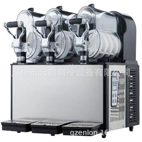 冷饮店雪泥机110V三缸雪蓉机slushmachine雪融机