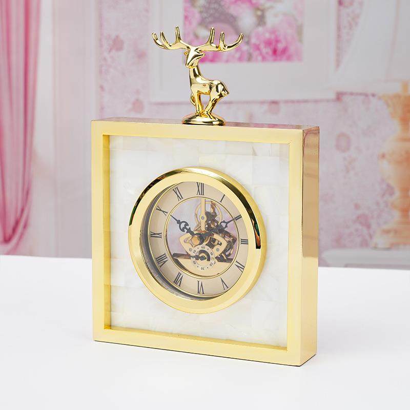 简约金属家庭商用鹿身座钟多功能挂壁台钟简约工艺时钟,农用物资,其他肥料,淘宝优惠券,粉丝福利购,淘宝优惠卷