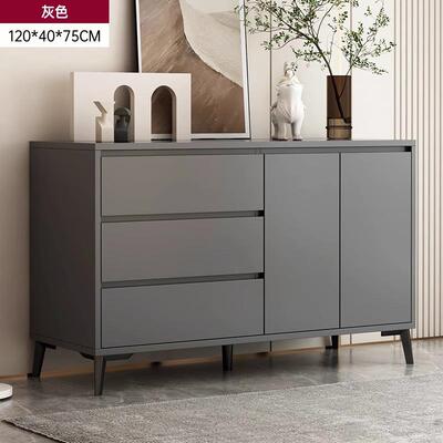 餐边柜柜子储ZIF物柜置物厅靠墙边柜代简现约卧室客白色斗柜收纳