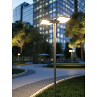 户太阳能庭院灯别墅景接观ENG灯小区广场高灯杆家用院子外电米路