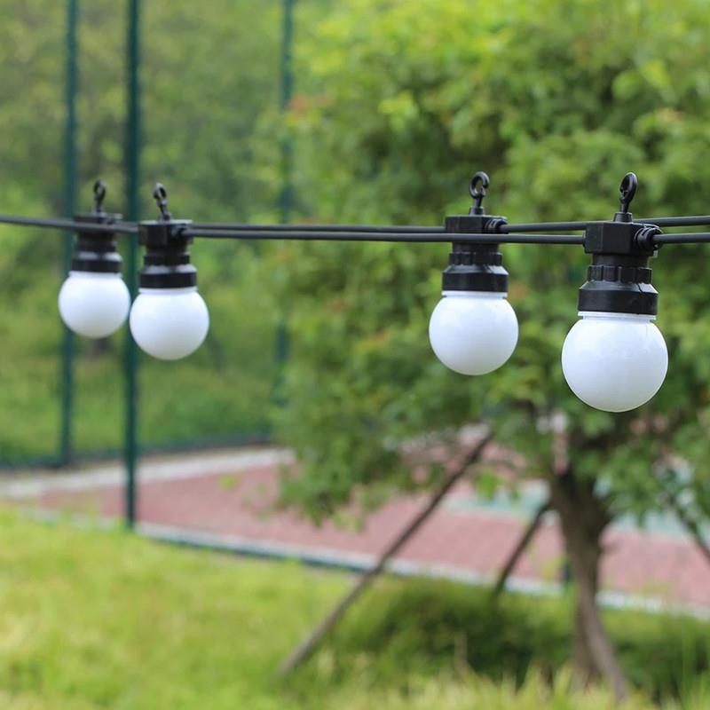 家现货太厂阳装能BULB-9串G50球泡泡壳灯串圆球灯户外庭院花灯园