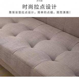 沙简易发床两见详情用公寓出租房可折叠多功能卧室客厅公室发小户