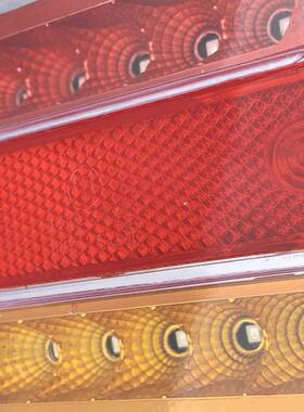 新款10L灯E透D方形红黄明拖车房车尾带TYV磁铁7芯插罩头线组卡车