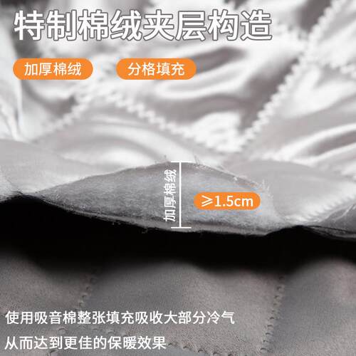 V4降5O马路隔音噪窗帘全遮光卧室20加25年913新客款厅厚挡防风保