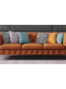 轻奢布现艺沙发小户双人组TVT发合布艺沙客厅型家具后代沙发床