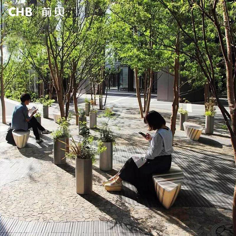 船发光石商场休XOP闲意椅园椅长条公椅等候椅户形外玻璃钢创景观