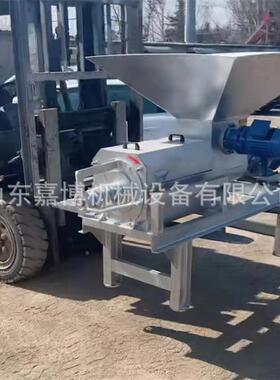 养殖粪便猪干湿分784机牛粪鸡粪粪专离用固液分离机人工上场料