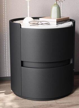 形床头柜超小茶DPC几爱新款轻奢床边可柜油奶风简约现代小巧卧室