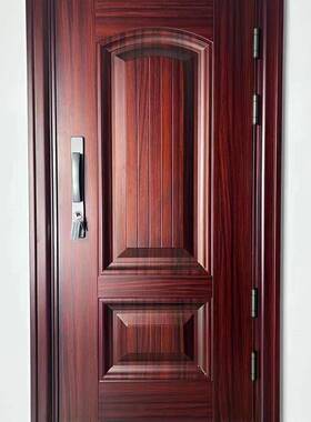 厂家木13795纹转母印暖系开单子对开防盗门山西浙江色四川湖北广