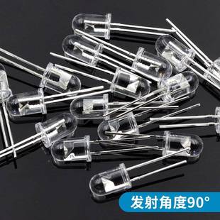 5mm头外发射管8圆50遥 5MM圆头8940发射管控发射管感应接收管红光