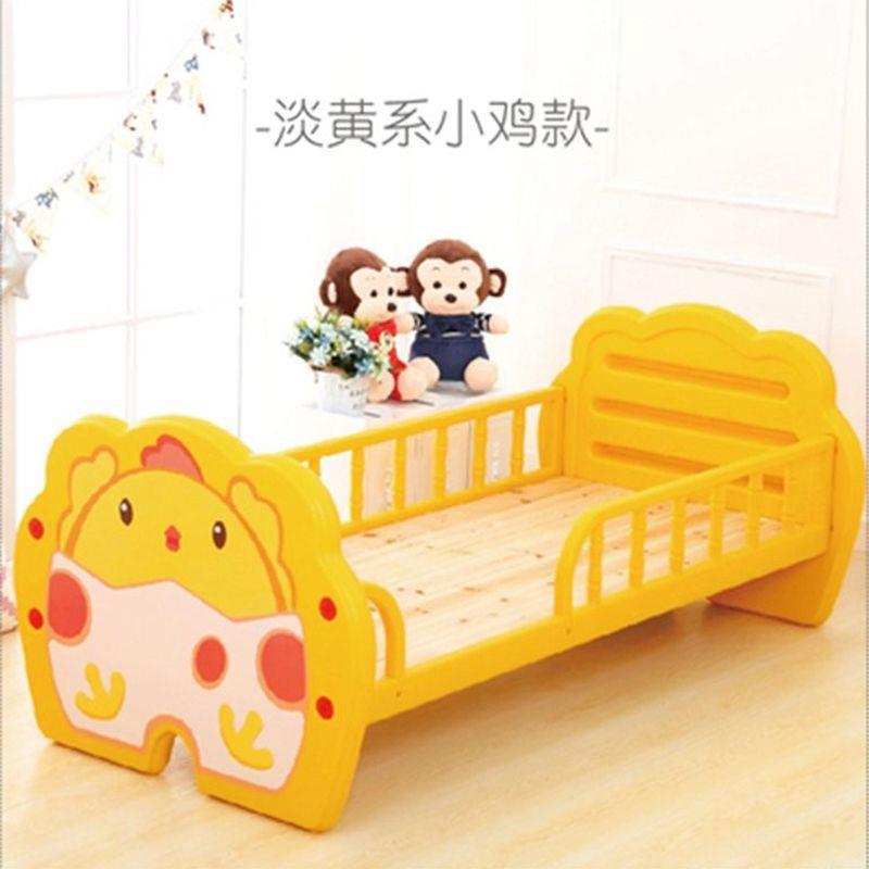 午儿床睡床午托卡通床女孩塑料床带护栏宝宝小男童床加厚DOX幼儿