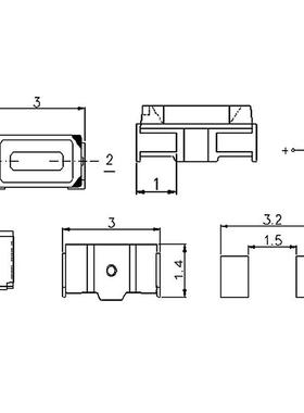 D3014ledXPP灯珠贴片式3014面侧暖白2500/2700/500KLE3发光二极管