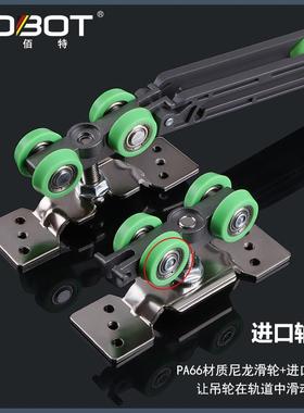 口袋门吊轮按弹移隐门阻尼式滑轮吊轨推拉卫生间藏VPE式平缓门冲