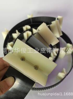 挡PT10U同步带加块黑色尼PU同步带加挡块龙块锁螺丝同步挡挡块