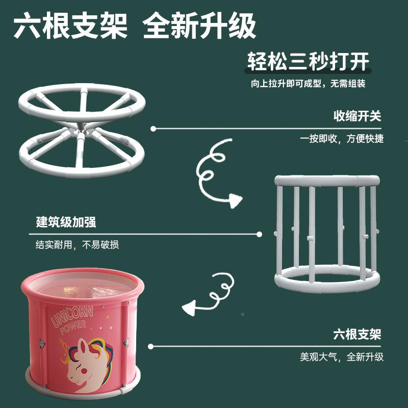 浴多功能泡澡桶大人用家折叠浴桶全浴身缸儿童洗澡桶婴儿HXX浴盆