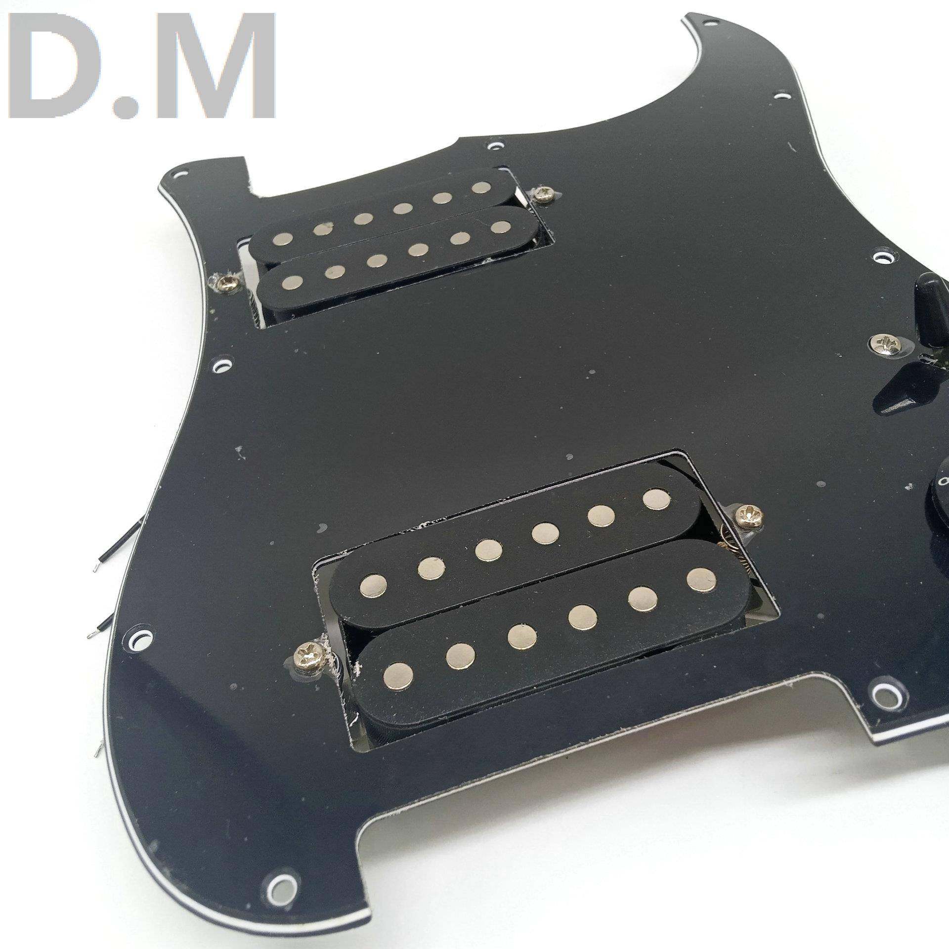 吉他配件TS电S双双面板带拾音双双面板器Q线路总成HH面板全套黑