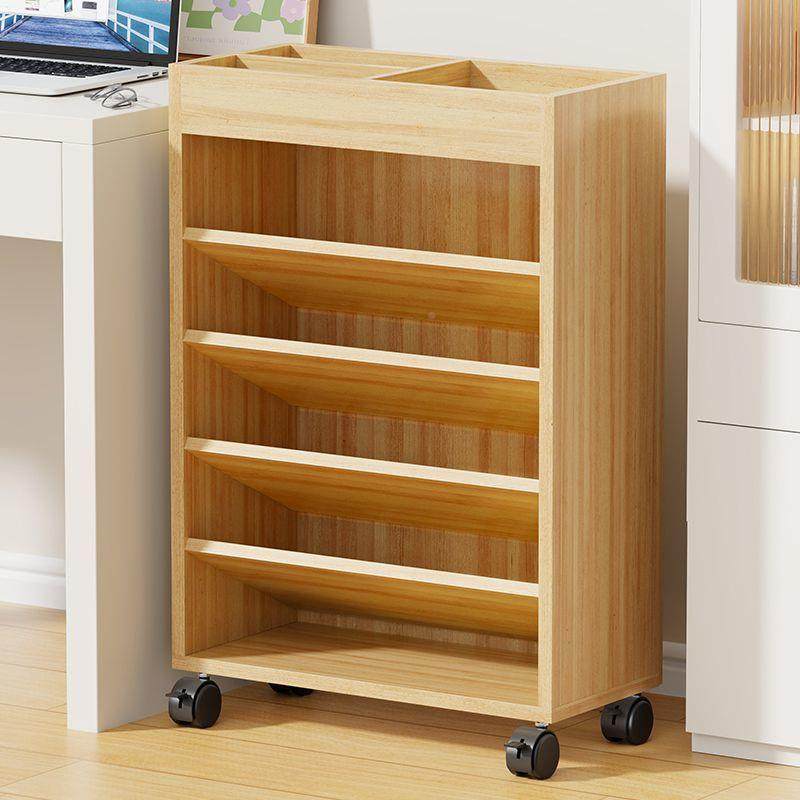 桌可移动文件书旁书立架落地置物架办公桌边带轮实739多层架书木,住宅家具,书架,淘宝优惠券,粉丝福利购,淘宝优惠卷