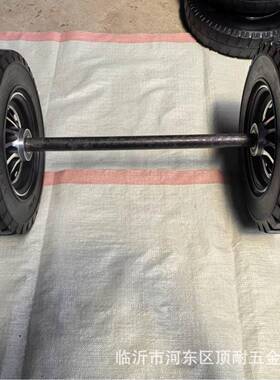 16寸4餐00-8铝心合纯橡胶金实轮手推400-8车工具车脚轮车平板车