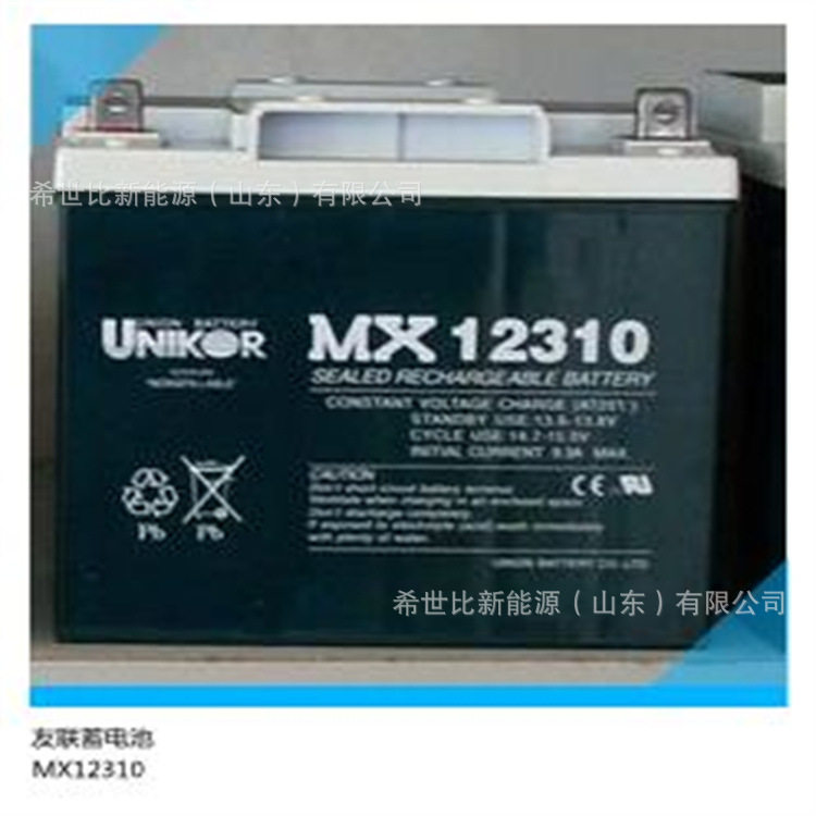 UNION友联蓄电池JMX12310变、发电站紧急电源系统12V31AH电力系统