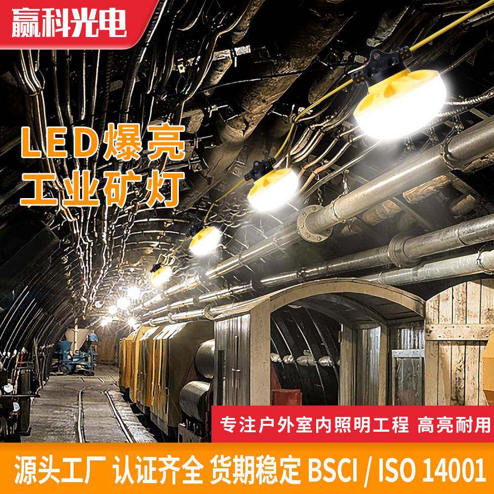 新品led工矿灯厂房灯工厂照明灯LED线性灯室外灯罩车间大串灯
