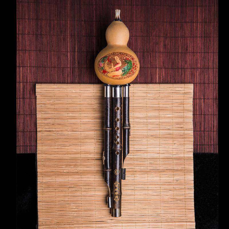 紫竹三音葫芦丝乐器c调降b调初学教学零基础学生成人入门可拆卸