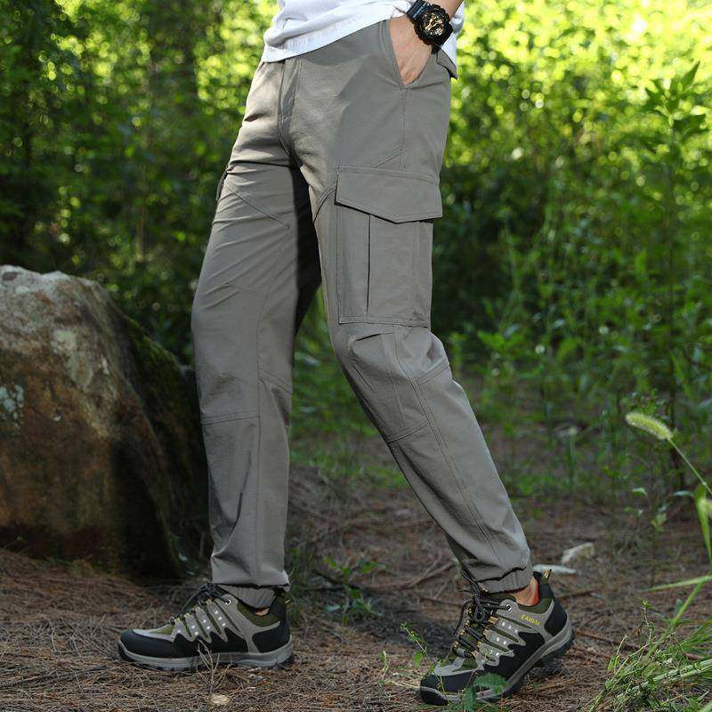 束脚登山裤多口袋工装裤男式收口速干裤加肥加大防水弹力徒步长裤,纺织面料/辅料/配套,纺织机械配件,淘宝优惠券,粉丝福利购,淘宝优惠卷