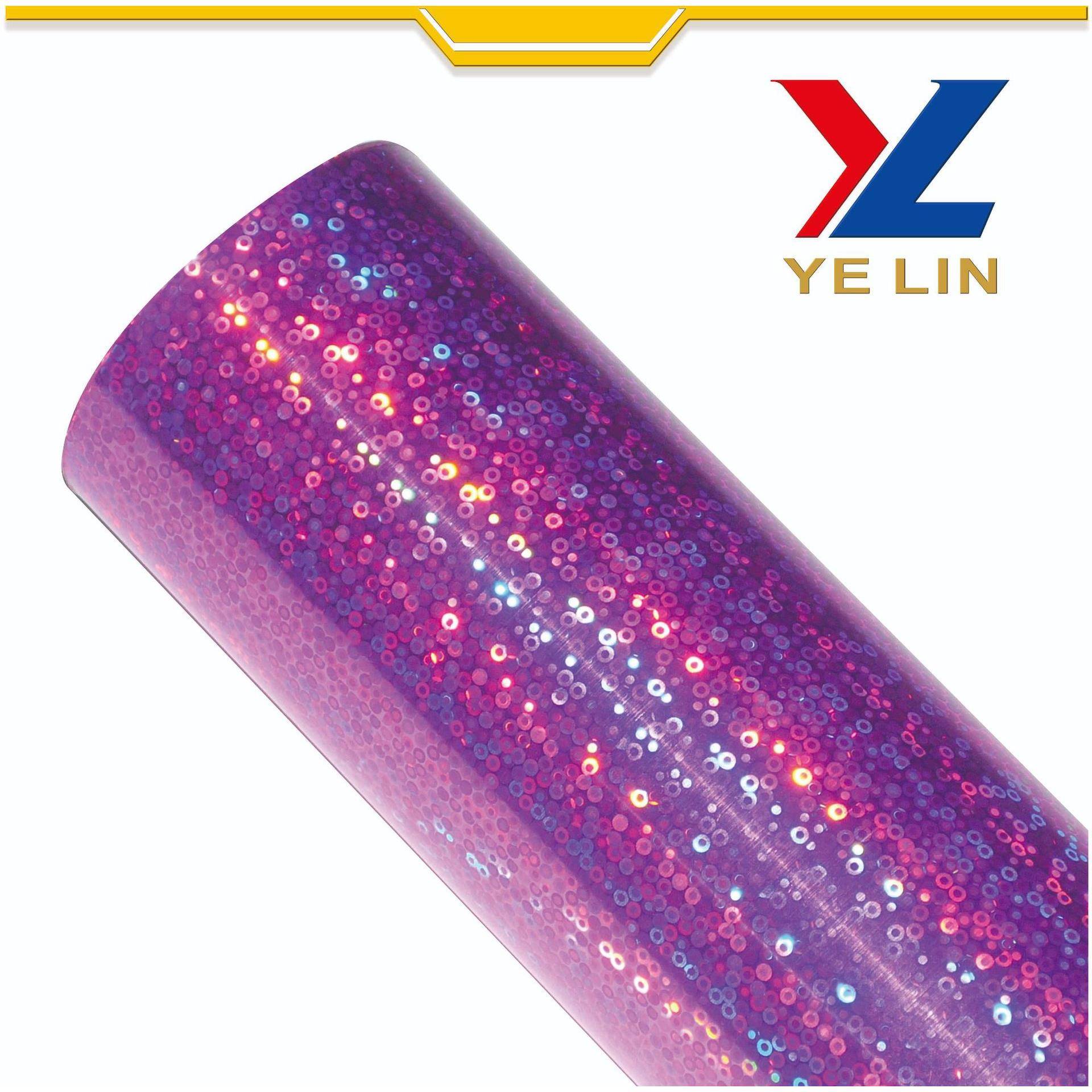 镭射桃红小圆卷皮革烫金纸冷烫电化铝布料烫金纸纸张烫金纸