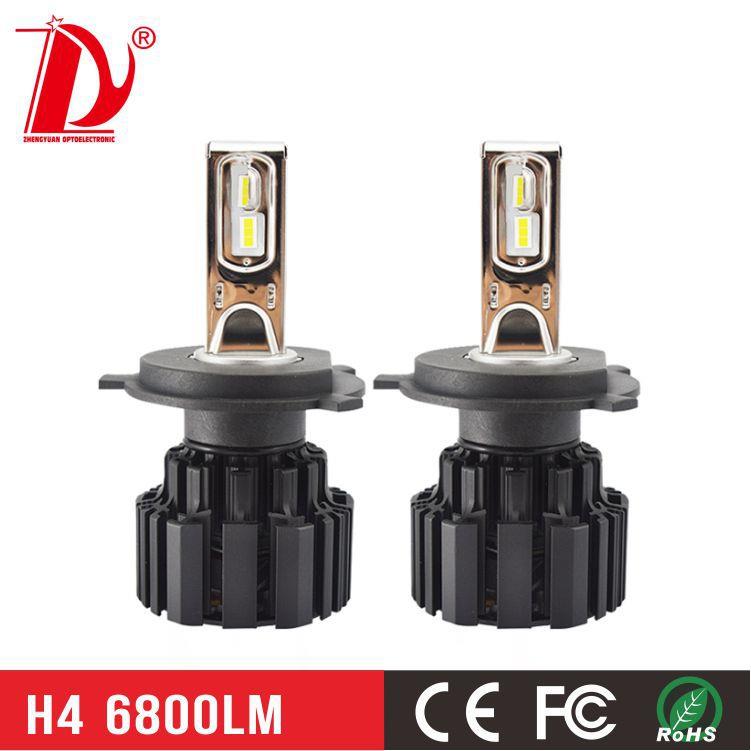 正远直销P9H4/9004/9007LED前大灯亮车灯单只50W车灯
