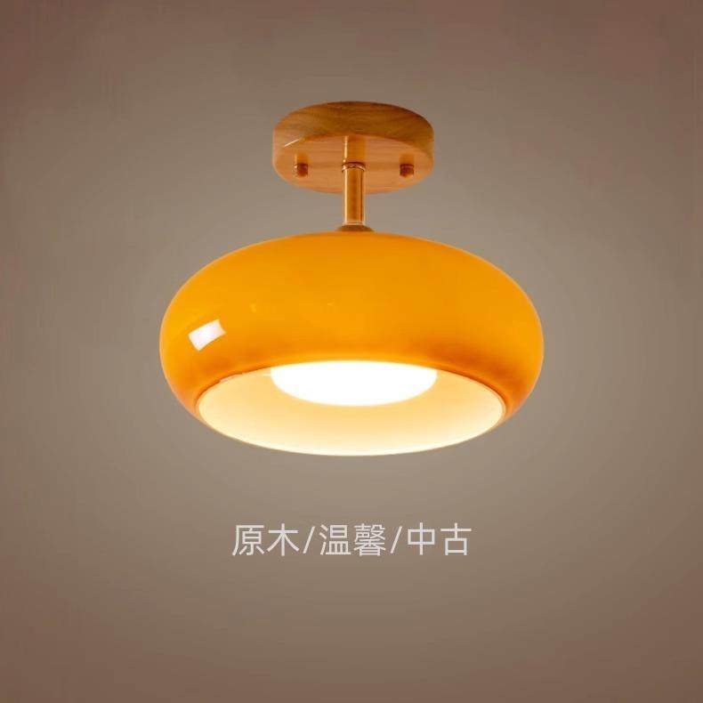 中古玄关入户过道灯原木奶油柿子吸顶灯复古日式阳台衣帽间卧室灯,机械设备,其他机械设备,淘宝优惠券,粉丝福利购,淘宝优惠卷
