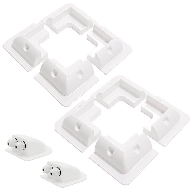 房车游艇太阳能ABS支架配件光伏板接线盒太阳能组件塑料支架5件套,机械设备,其他机械设备,淘宝优惠券,粉丝福利购,淘宝优惠卷