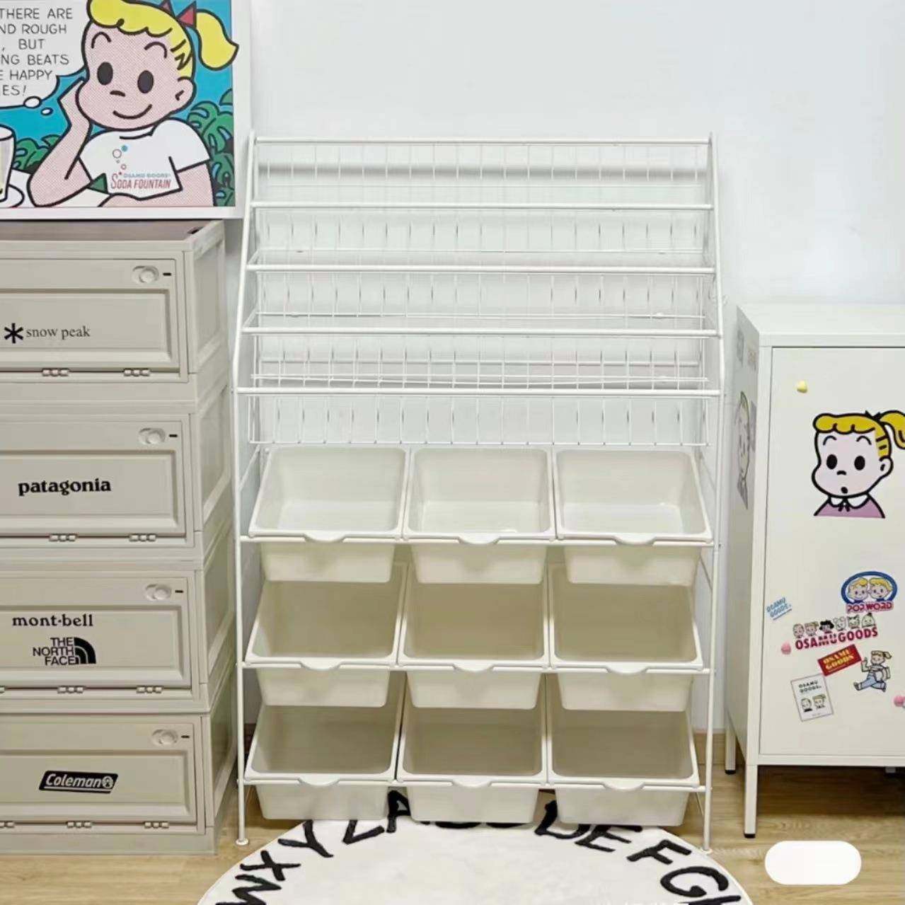 简约现代儿童书架绘本架玩具收纳架宝宝书柜家用落地文具整理收纳,节庆用品/礼品,新娘配件,淘宝优惠券,粉丝福利购,淘宝优惠卷