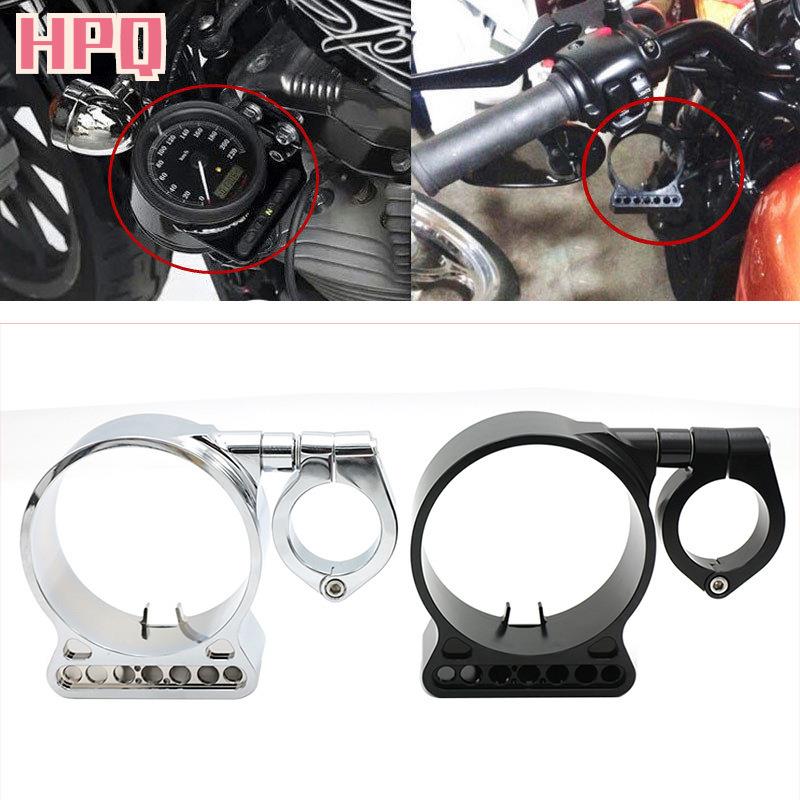 哈雷改装仪表支架适用XL883/1200C/N/L/RX48CNC侧咪表架95-14