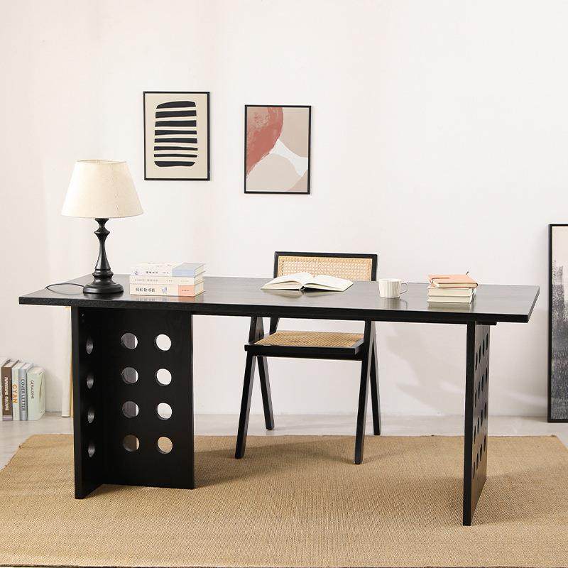 大师设计中古风实木餐桌长方形复古日式餐厅洞洞桌简约原木风书桌,机械设备,其他机械设备,淘宝优惠券,粉丝福利购,淘宝优惠卷