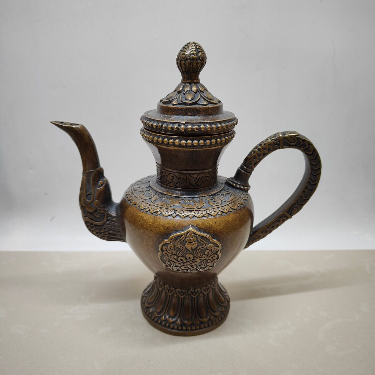 古玩批发仿古铜器大藏壶酒壶茶壶居家工艺品摆件