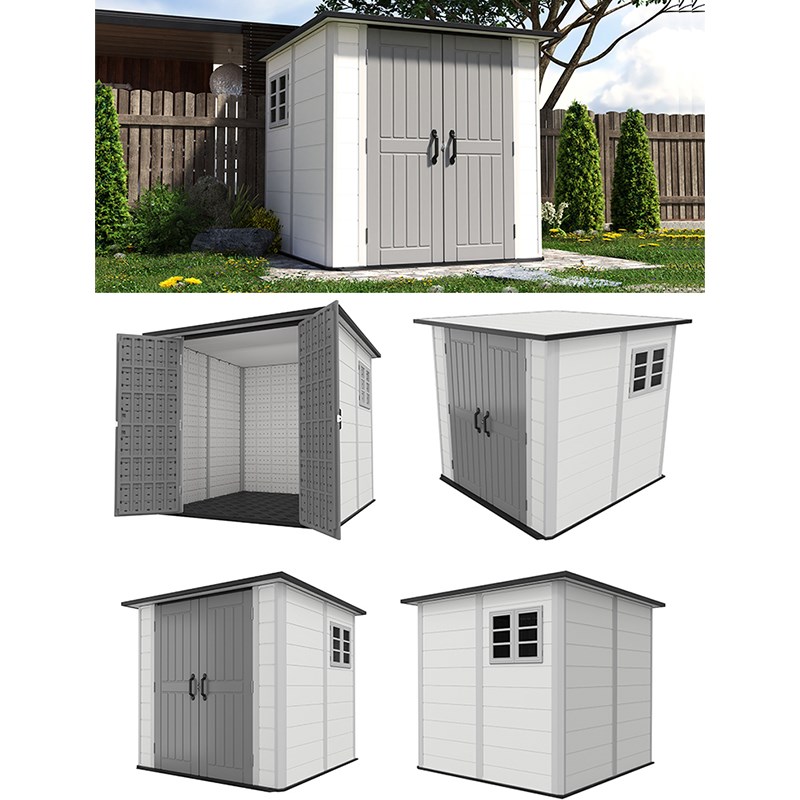 户外工具房储物房室外花园简易房杂物间设备房移动活动板房组合屋