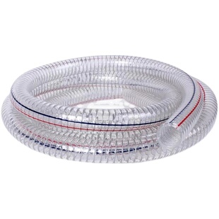 大口径PVC钢丝软管透明加厚110 140 150 160 133 80mm排水钢丝管