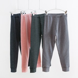 神童贝贝双层儿童保暖裤男童打底裤内穿一体宝宝棉裤秋冬高腰秋裤