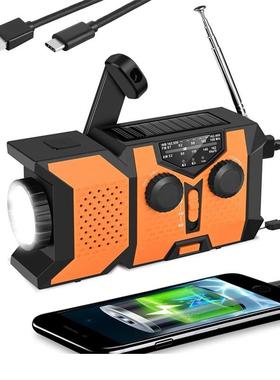 厂家直销段应收急收音机新款LPO-R991全波收音机手摇式能发电太阳