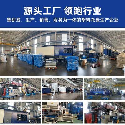 物流QRG仓储卡网格九脚塑料托盘塑料叉车托盘12120塑胶板PP塑垫料