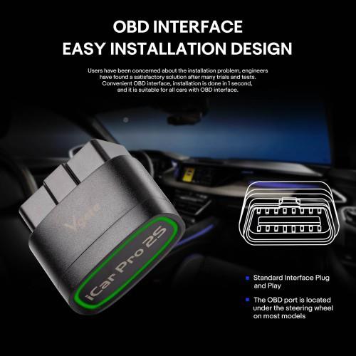 断iCarPo2S低功耗蓝牙5.r3汽车诊断仪新能源pro2s汽车诊obd