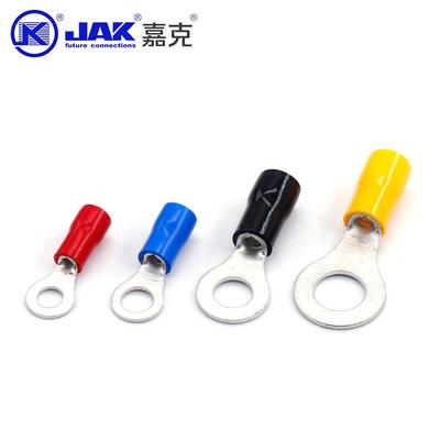 RV5.5压接线源端子冷光伏配线用紫287铜端子能电线插头接新线铜鼻