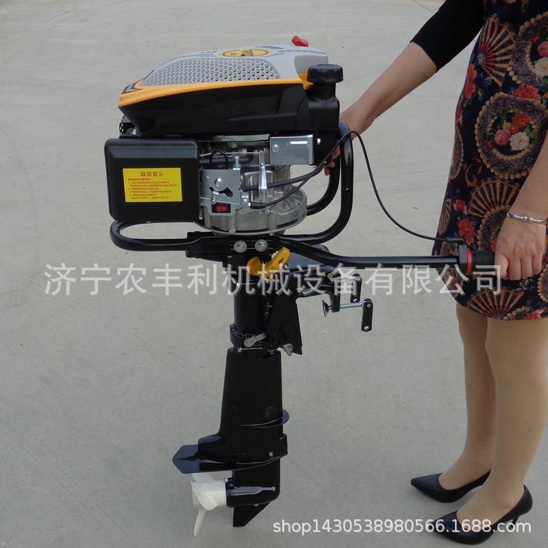 甘南州汽油船用挂桨机 渔船舷外机 9马力船挂机工厂直发