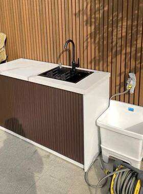 XWN庭院铝合金柜门铝户门外橱柜门室外防水金属格栅艺门百叶灰色